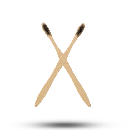 Eco-Friendly Bamboo Toothbrush | Soft Charcoal Bristles | Biodegradable Handle