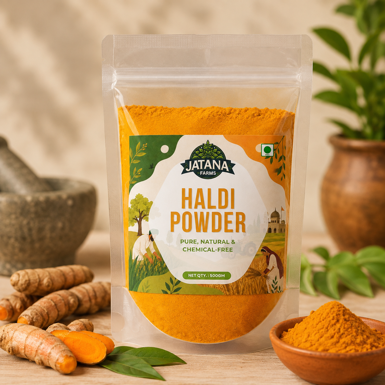 Haldi Powder (Turmeric Powder) | 100% Pure & Natural