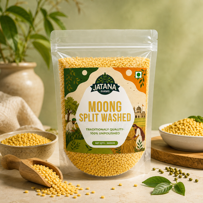 Moong Split Washed Dal 500g | Jatana Farms