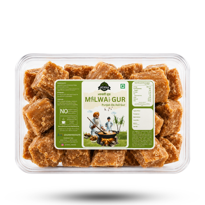 Desi Malwai Gur (Plain Jaggery) – Pure & Natural