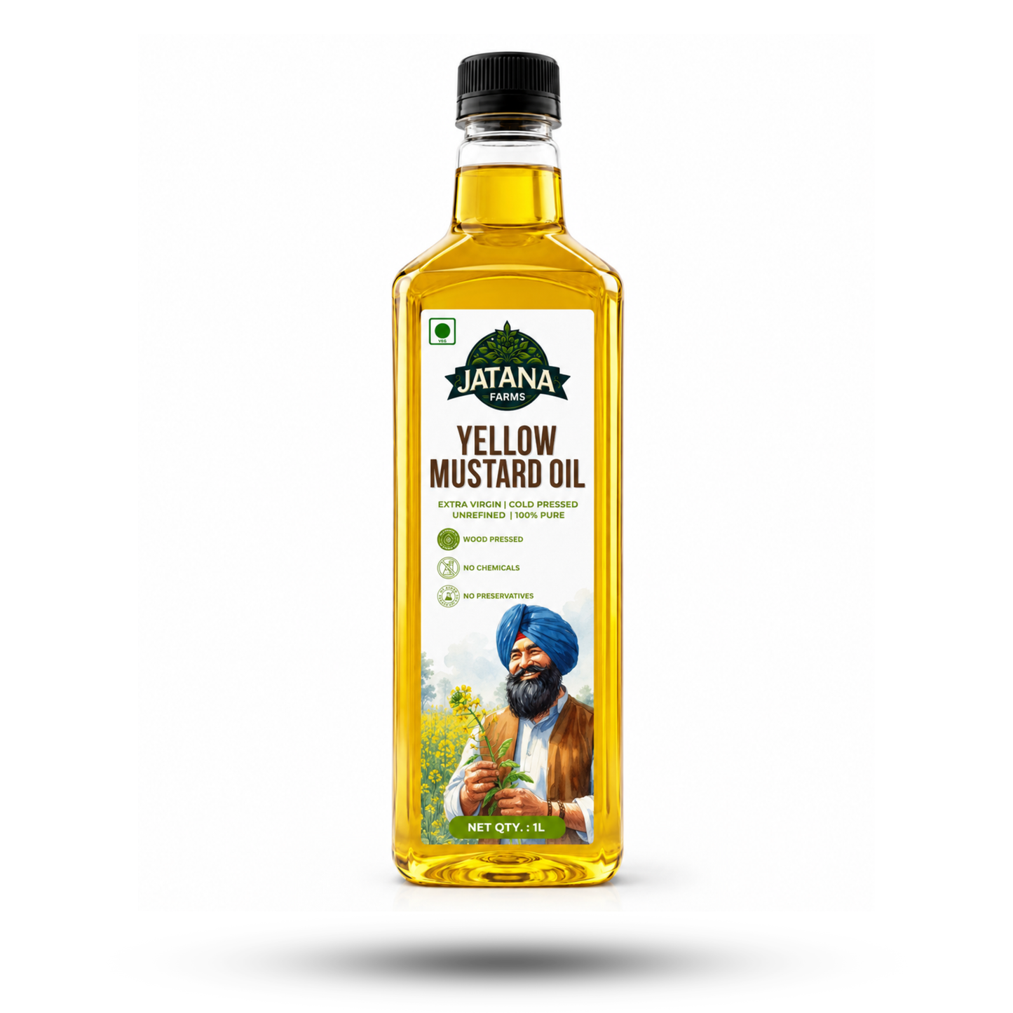 Yellow Mustard Oil | Wood Pressed