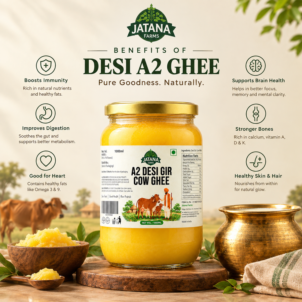 A2 Desi Cow Ghee