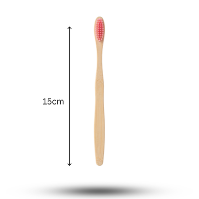 Eco-Friendly Bamboo Toothbrush | Soft Charcoal Bristles | Biodegradable Handle