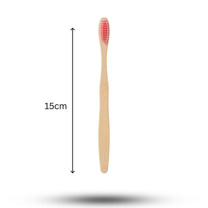 Eco-Friendly Bamboo Toothbrush | Soft Charcoal Bristles | Biodegradable Handle