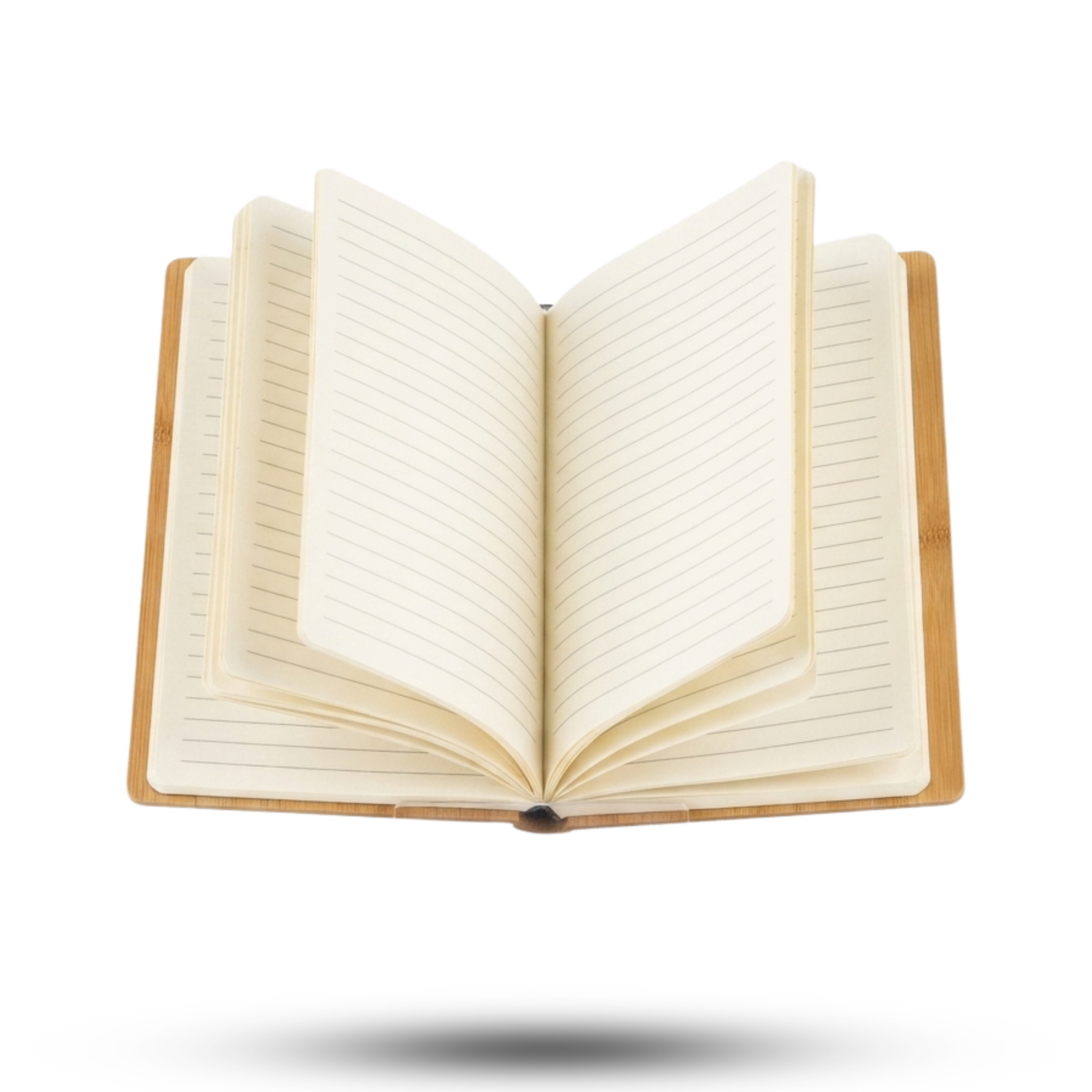 Premium Bamboo Hard Cover Diary | Eco-Friendly Notebook | Ruled Pages