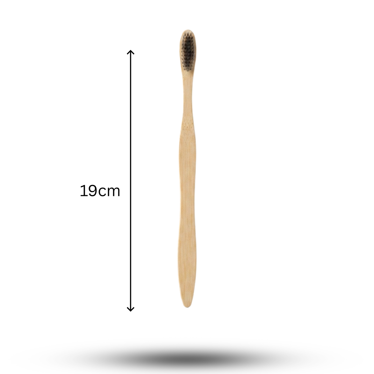 Eco-Friendly Bamboo Toothbrush | Soft Charcoal Bristles | Biodegradable Handle