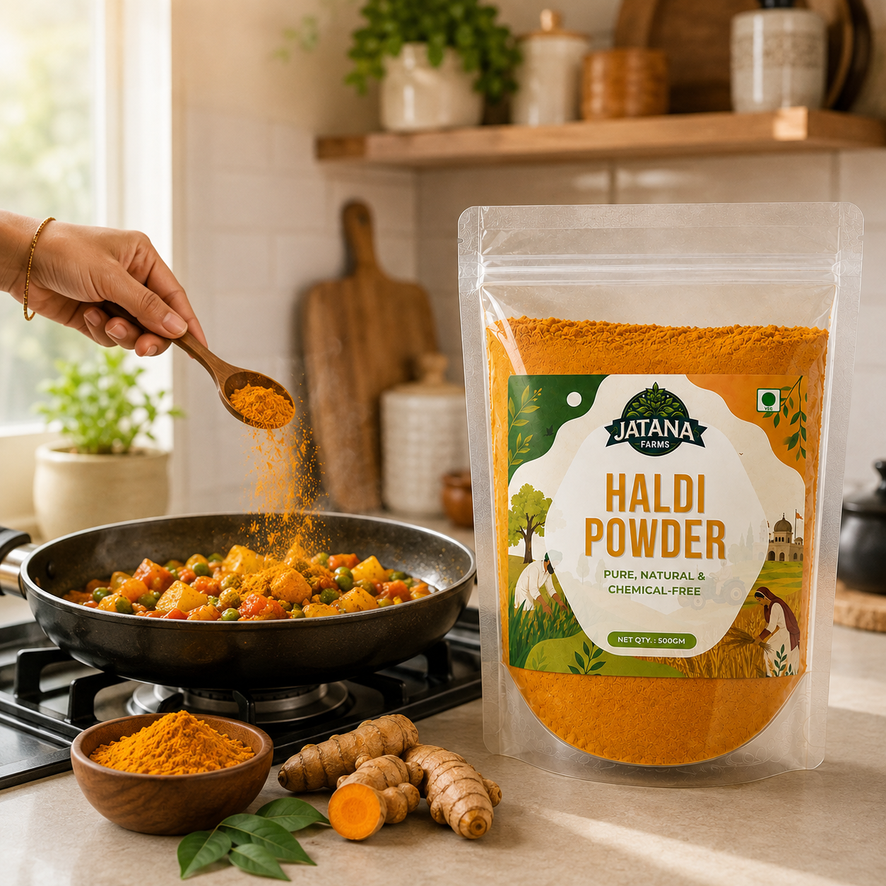 Haldi Powder (Turmeric Powder) | 100% Pure & Natural