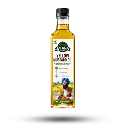 Yellow Mustard Oil | Wood Pressed