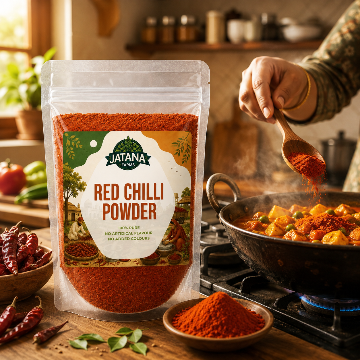 Mirch Powder (Red Chilli Powder) | 100% Pure & Natural