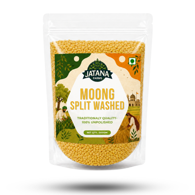 Moong Split Washed Dal 500g | Jatana Farms